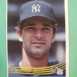 1984 Donruss Baseball Don Mattingly RC Card