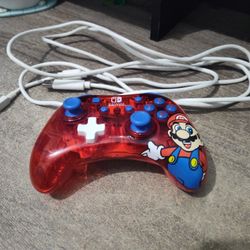 Red Rock Candy Nintendo Switch Wired Controller 