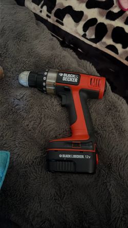 Black & Decker 12V Cordless Drill with Battery