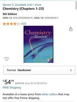 Chemistry textbook