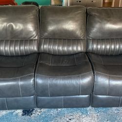 Leather Couch 