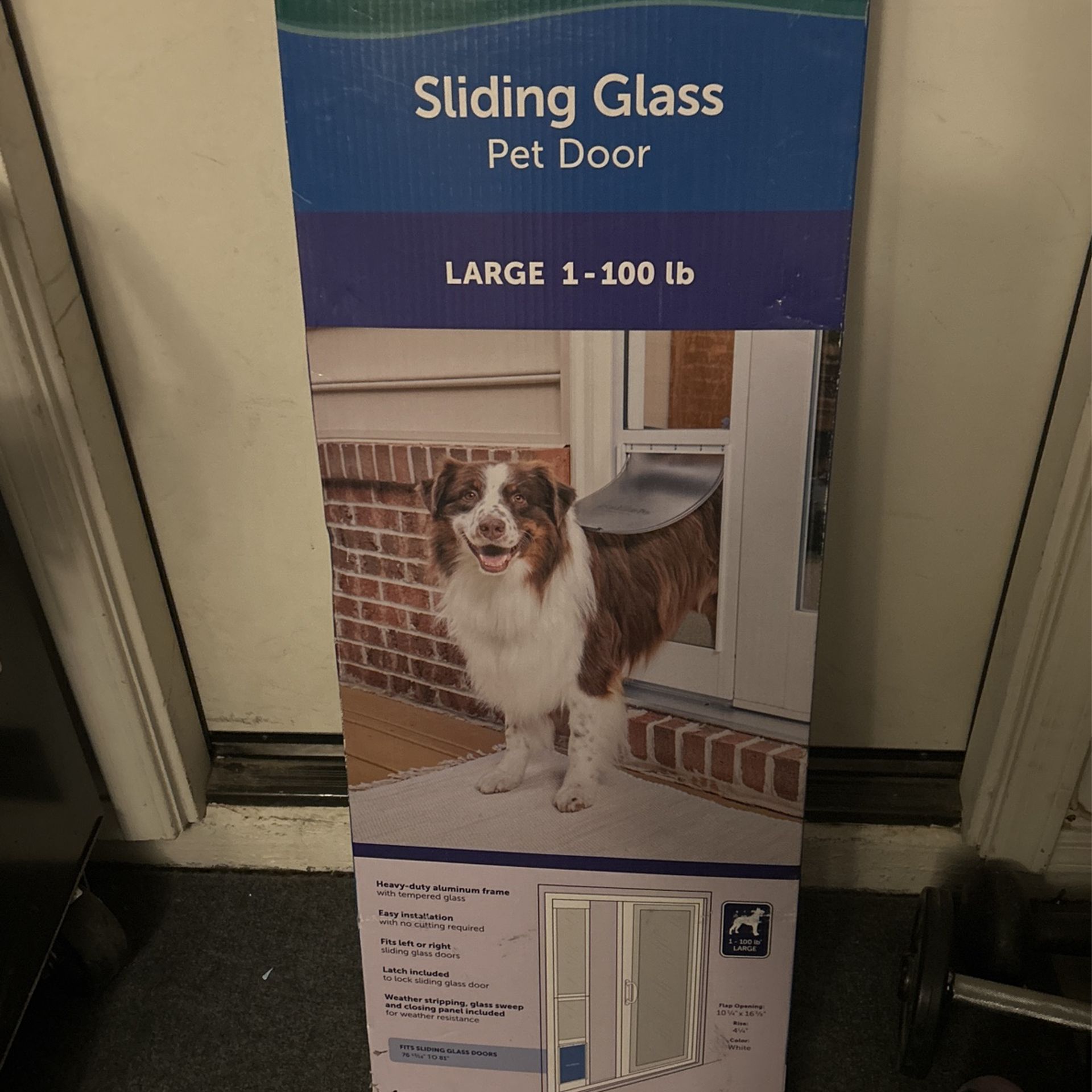 Petsafe Sliding Glass Pet Door Large Dog