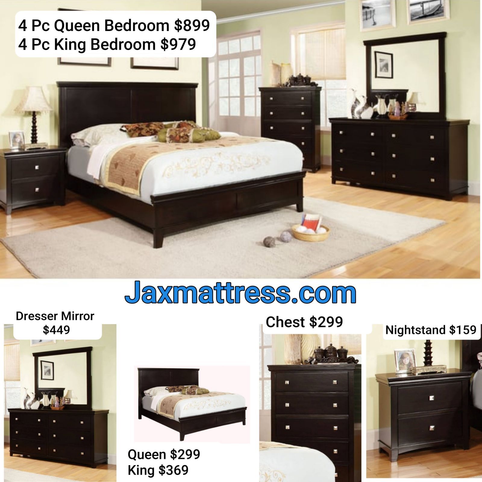 New Queen Or King Bedroom *Hablo Espanol