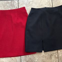 Women’s small skirts $10 for both 