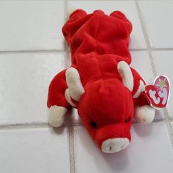 Rare Collectible Ty Beanie Baby Snort