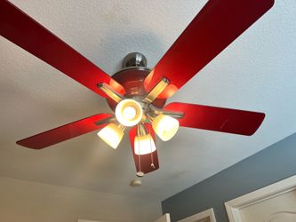 Hampton bay ceiling fan with light