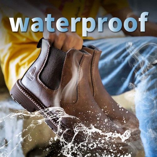 Plus Size Men's High Top Safety Boots