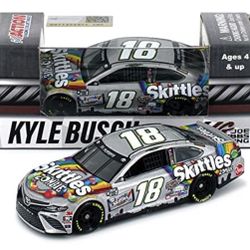 Rare Kyle Busch skittles racing 1/64 Diecast metal new in box