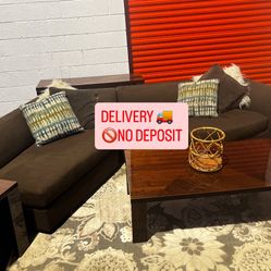 Brown Sectional Couch