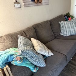 Couch & matching oversized chair