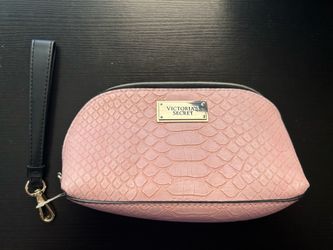 Victoria's Secret Faux Snake Print Cosmetic Bag
