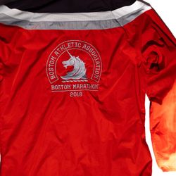 Adidas Running Jacket Boston Marathon 2018 Size Large Windbreaker Jacket
