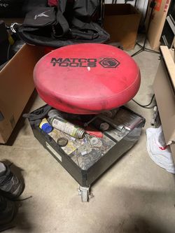 Matco Rolling Shop Stool w/ Drawer – Needs TLC