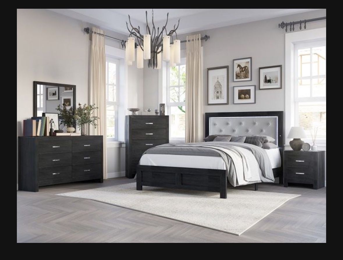 Brand New LED Queen Size Bedroom Set