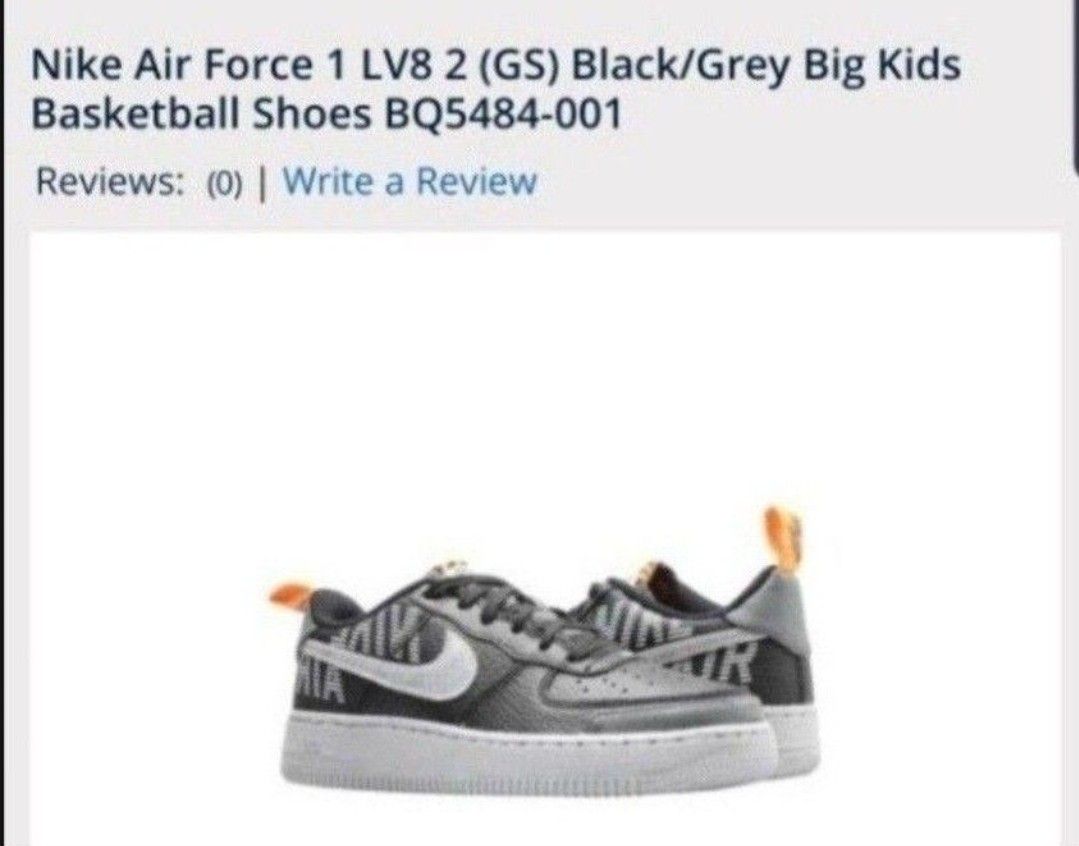 Nike Air Force 1 LV8 2 Big Kids' Basketball Shoes