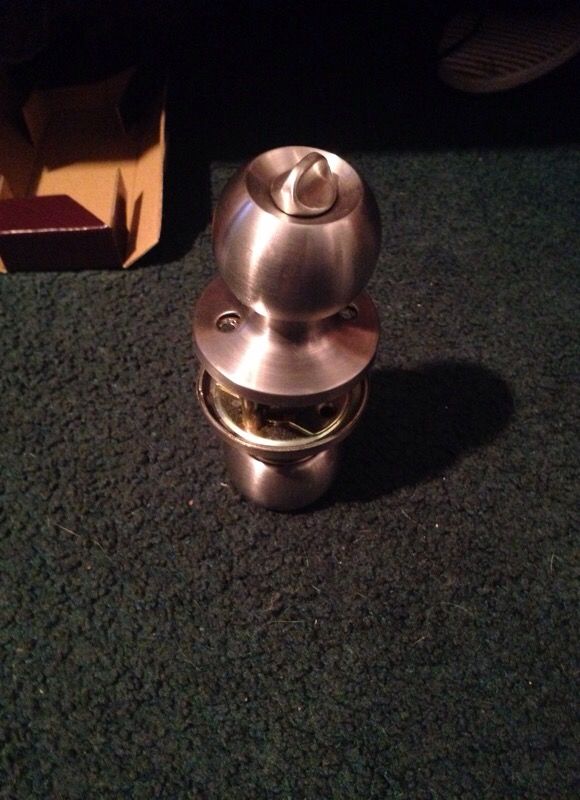 Doorknob and key