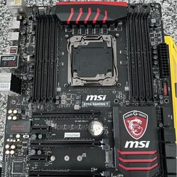 Semi Working Read description X99A MSI Gaming Motherboard No Trades