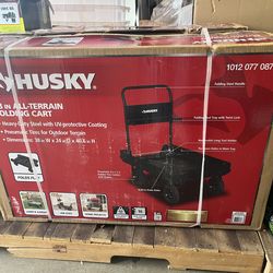 Brand new husky all terrain folding cart