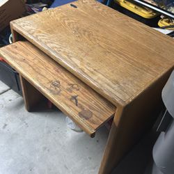 Solid Wood Computer Desk