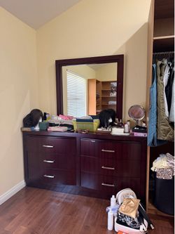 DRESSER WITH MIRROR - Home Sale