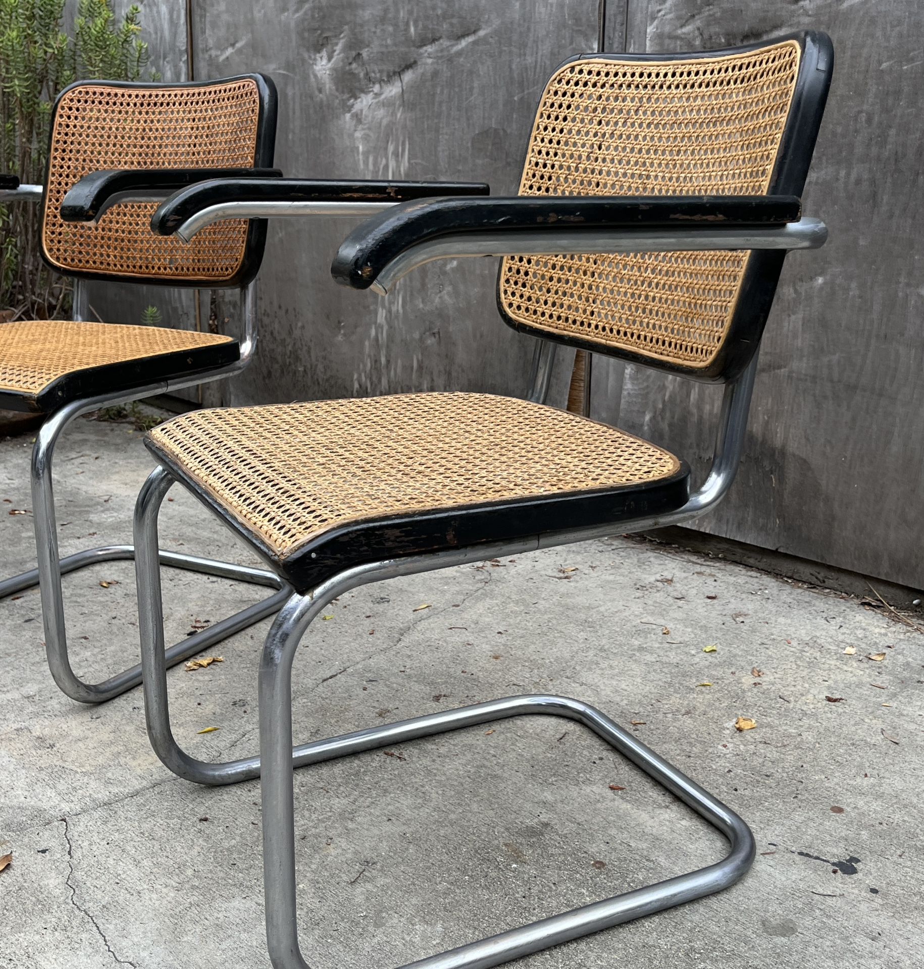 Original 1940s Cesca Chairs - Marcel Brueur For Thonet