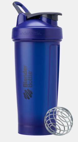 BlenderBottle Classic Wire Whisk Blenderball V2 Cobalt Shaker Bottle (28 oz)