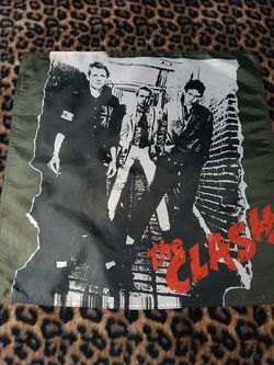 The Clash fabric poster 24" x 24"