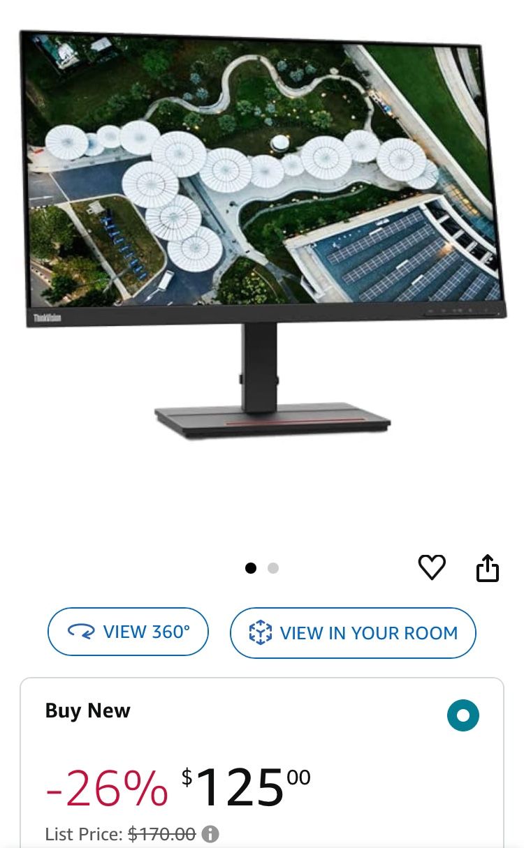 ThinkVision Monitor Two pack