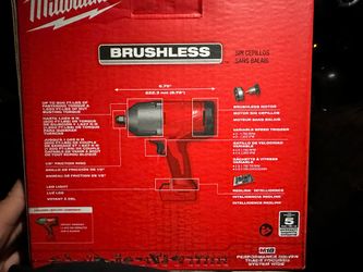 Milwaukee M18 18-Volt Lithium-lon Brushless 1/2 in. High Torque Impact Wrench with Friction Ring (Tool-Only)
