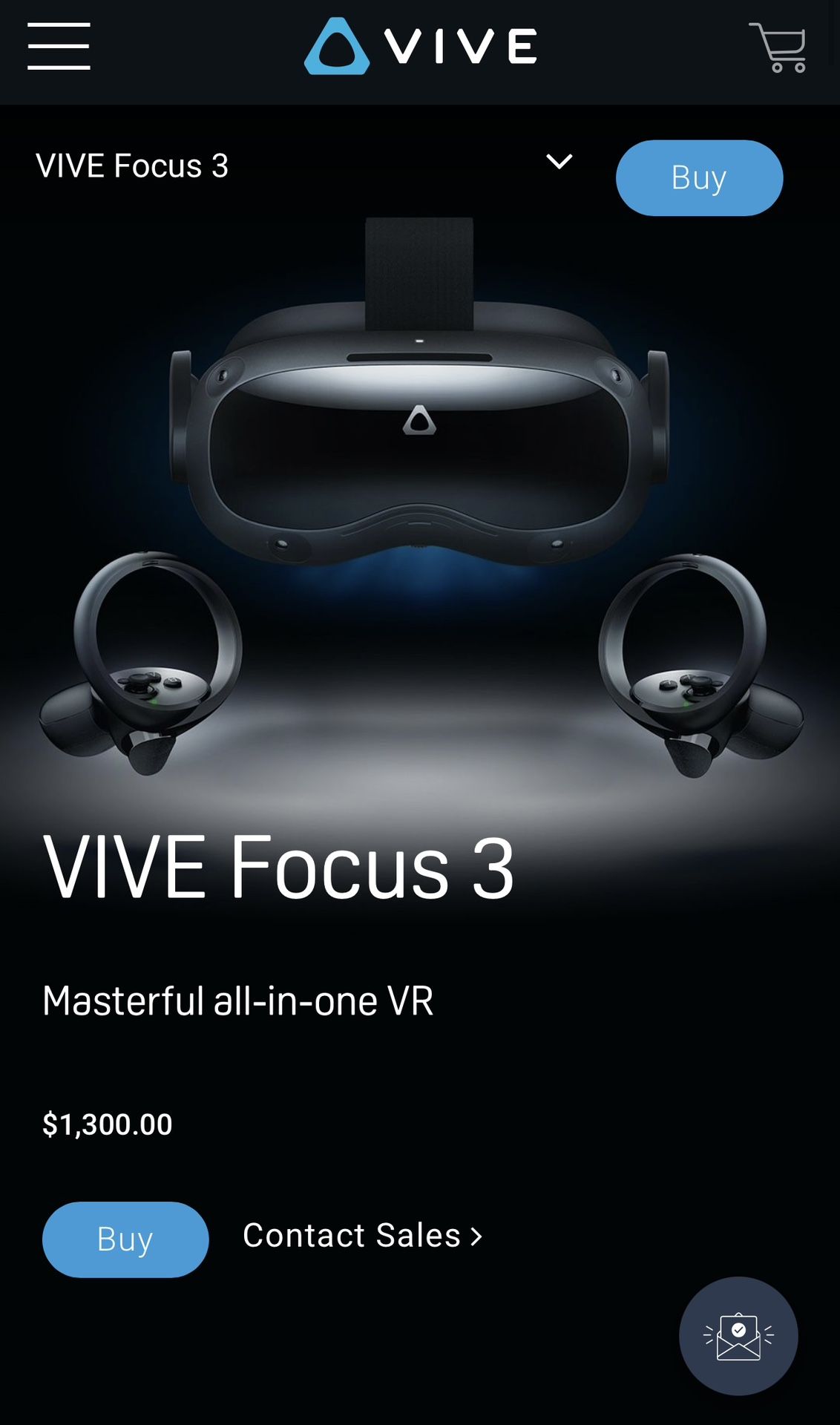 VIVE Focus 3 - Masterful all-in-one VR