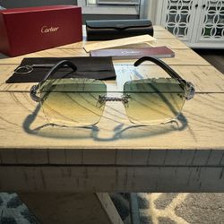 Cartier Buffalo Horn Sunglasses 