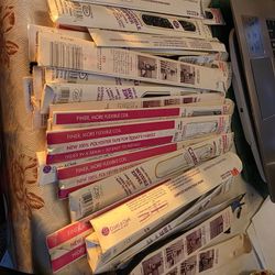 Lot Of 33 Invisible Zipoers Many Colors And Size New