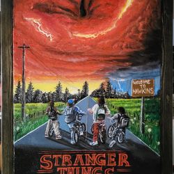 Oil Painting 🖼 stranger things.