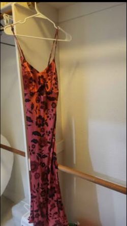 Floral Satin Slip Dress