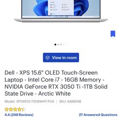 Dell XPS 15 Gaming Laptop