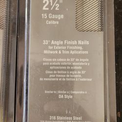 Finish Nails Stainless