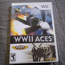 WW2 Aces - Nintendo Wii Video Game - Tested And Working 