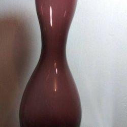 ROSENTHAL AMETHYST GLASS VASE 12"