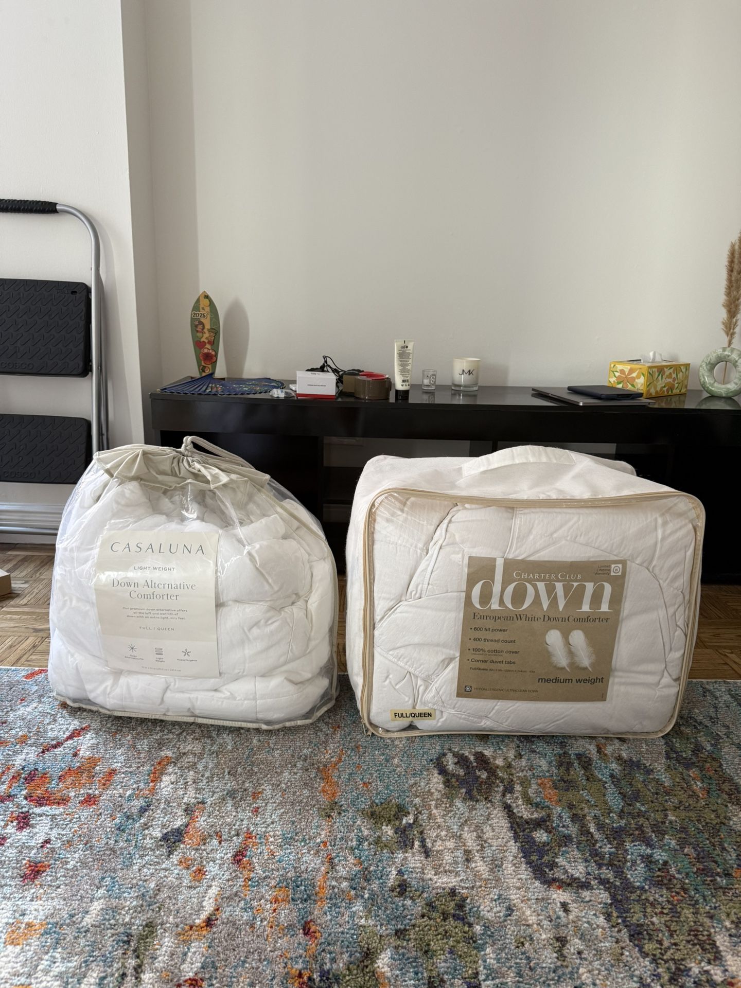 Full/Queen Down Comforters ($10 Each)