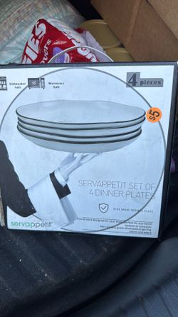 Ceramic dinner plates