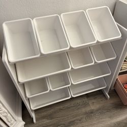 White Toy Organizer
