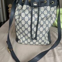 Vintage Blue Gucci Bag