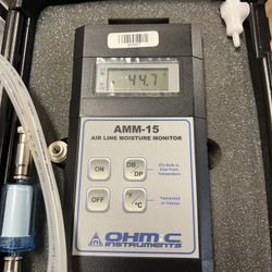 OHMiC AMM-15 air line moisture monitor