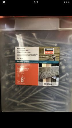 Sds heavy-duty connector screws