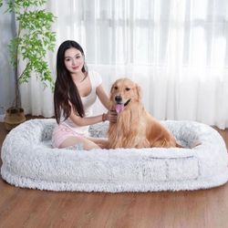 Extra-large human dog bed