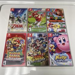 $40 EACH Nintendo Switch video game console games for Original Lite OLED Super Mario Golf Zelda