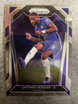 PANINI PRIZM PREMIER LEAGUE 2020/21 ANTONIO RUDIGER BASE CARD NO 214