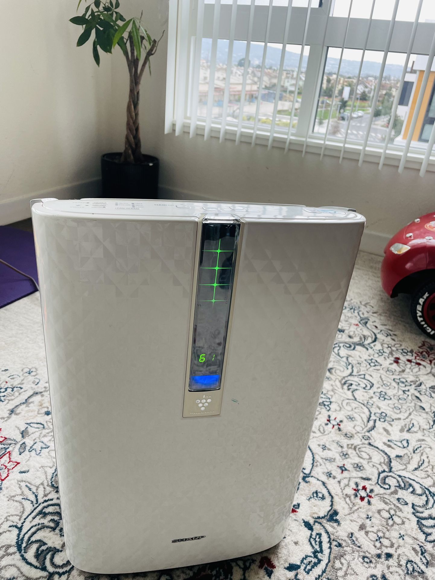 Air Purifier And Humidifier With Plasmacluster Ion Technology