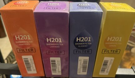 H201 Shower Head Hard Water Filter Aroma Therapy- Multiple sets available