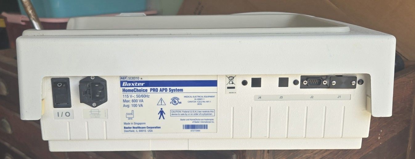 In Home Peritoneal Dyalisis Machine- Make Me An Offer, Ready To Sell